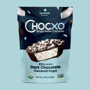 Chocxo Launches New Dark Chocolate Coconut Cups at Expo West 2023 