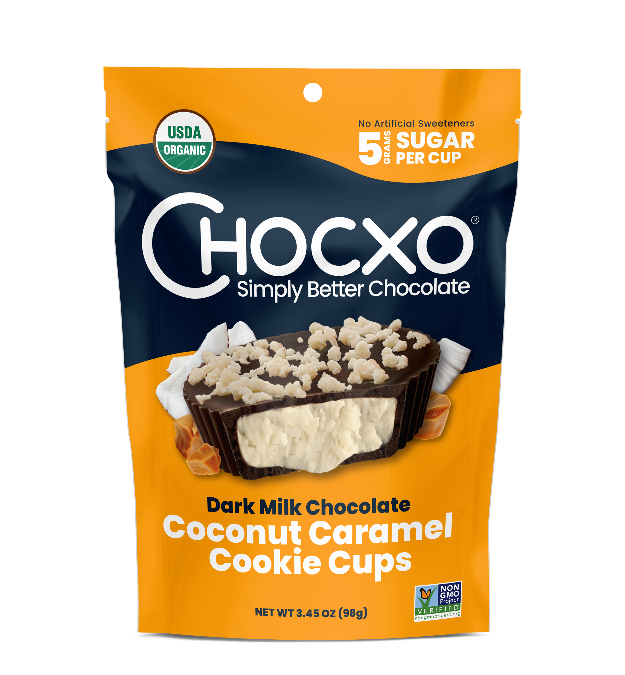 CHOCXO COCONUT CARAMEL CUPS - 98 G – Chocxo CHOCXO COCONUT CARAMEL CUPS - 98 G – Chocxo