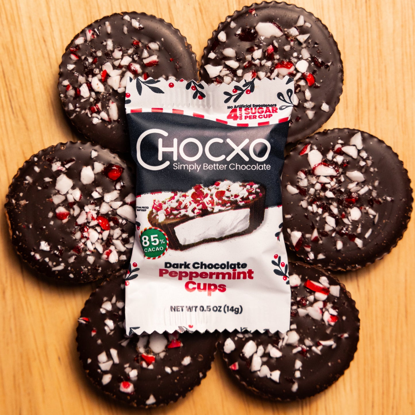 Dark Chocolate Peppermint Cups