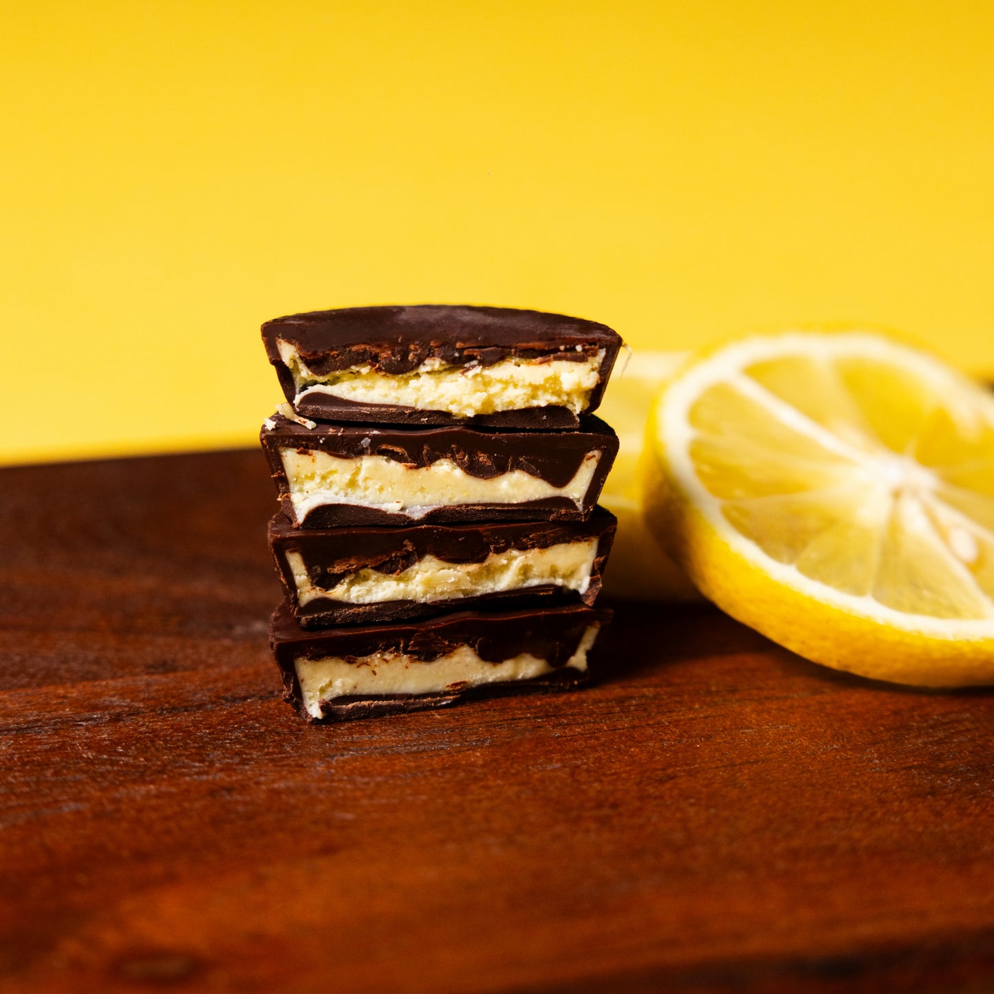 Dark Chocolate Lemon Crème Cups