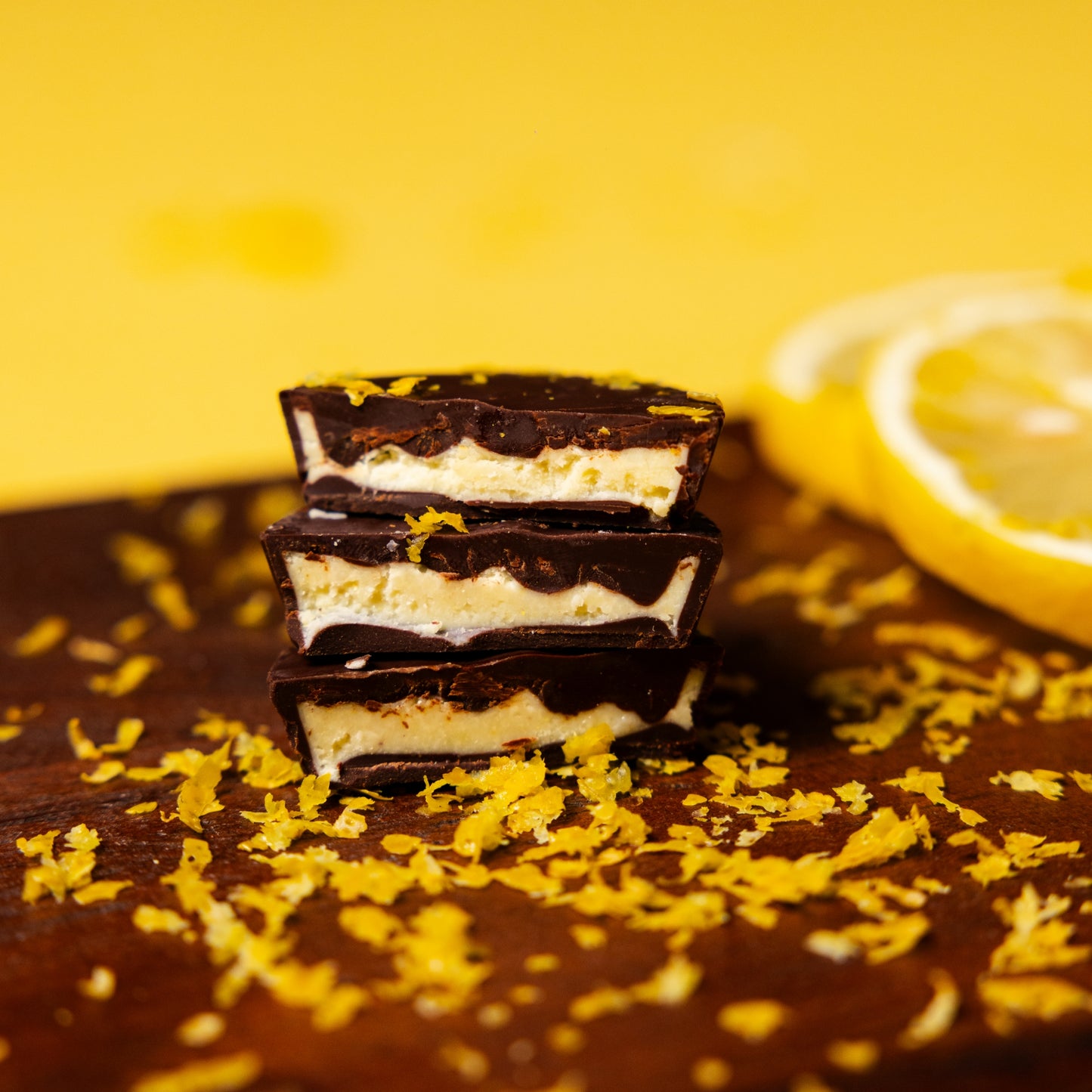 Dark Chocolate Lemon Crème Cups