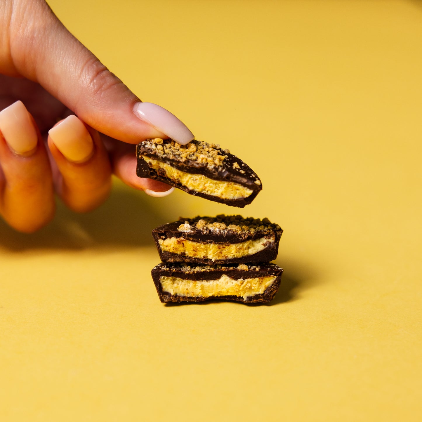 Dark Milk Chocolate Coconut Caramel Cookies Cups