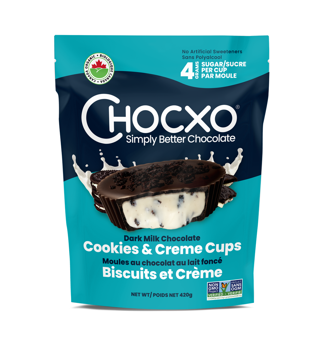 BC-Based Chocxo Chocolatier Puts New Twist on Cookies & Creme this Summer; New Dark Milk Chocolate Cookies & Creme Cups Launch Across Canada