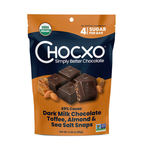 Chocxo Dark Milk Chocolate Snaps Named a Winner in Good Housekeeping’s 2024 Best Snack Awards