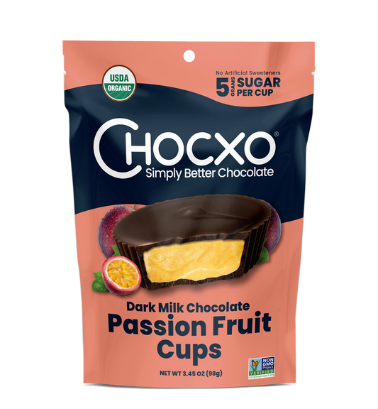 CHOCXO PASSION FRUIT CUPS - 98 G