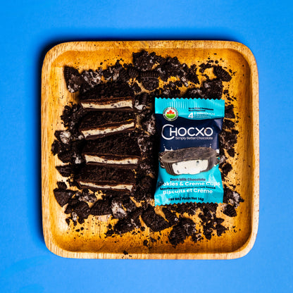 Dark Milk Chocolate Cookies & Creme Cups