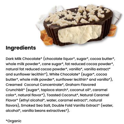 Dark Milk Chocolate Coconut Caramel Cookies Cups