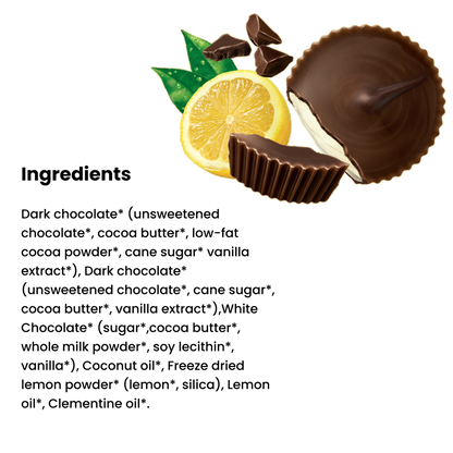 Dark Chocolate Lemon Crème Cups